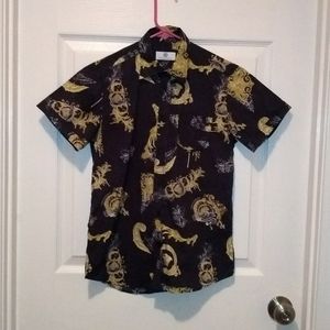 Young Versace Button Down Shirt
